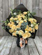 Букет цветов из:  Розы и Лизиантусы #REPLACE_PRED# Поселок кирпичного завода