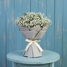 Букет цветов из:  Гипсофила в Поселок кирпичного завода