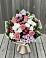 Букет цветов из: Альстромерии, Гвоздики, Розы и Хризантемы в Поселок кирпичного завода