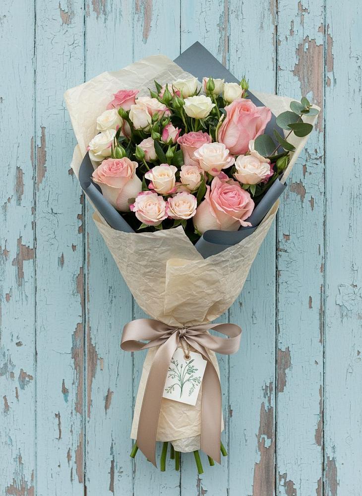 Букет цветов из: Розы в Поселок кирпичного завода