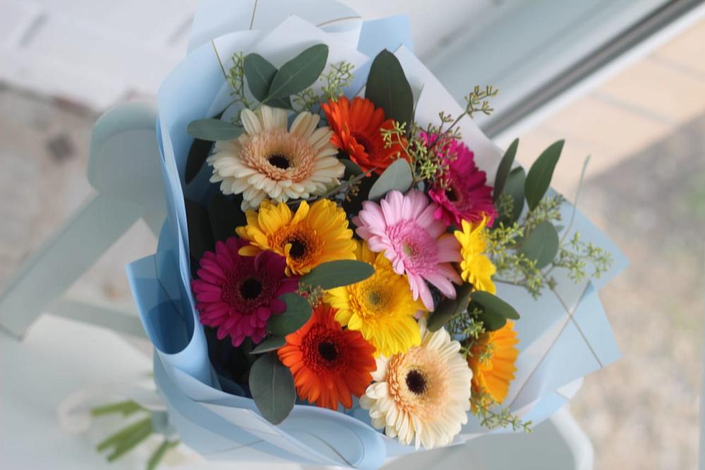 Букет цветов из: Герберы в Поселок кирпичного завода