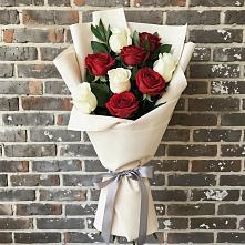 Букет цветов из:  Розы в Поселок кирпичного завода