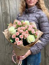 Букет цветов из:  Розы #REPLACE_PRED# Поселок кирпичного завода