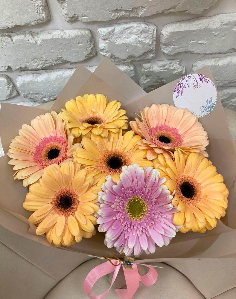 Букет цветов из: Герберы в Поселок кирпичного завода