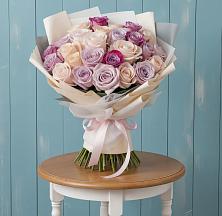 Букет цветов из:  Розы в Поселок кирпичного завода