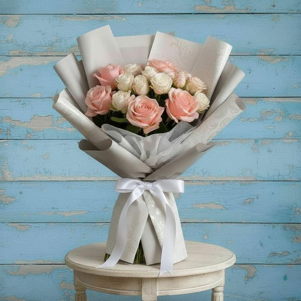 Букет цветов из: Розы в Поселок кирпичного завода