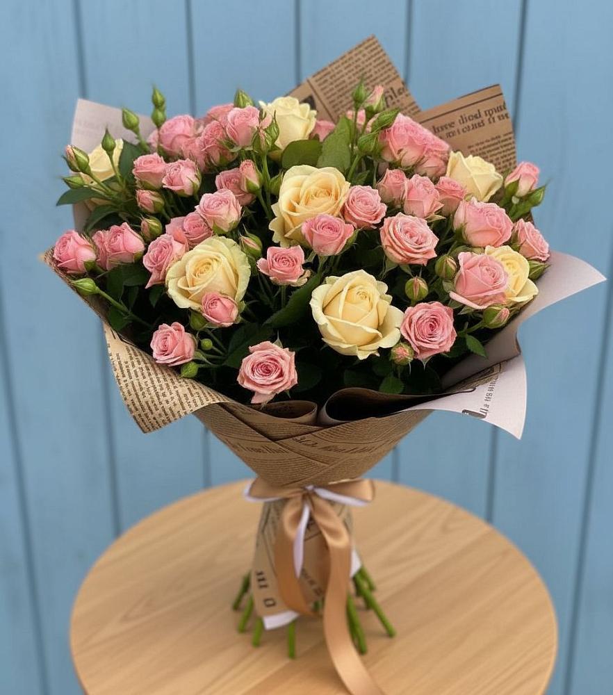 Букет цветов из: Розы в Поселок кирпичного завода