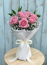 Букет цветов из:  Розы в Поселок кирпичного завода