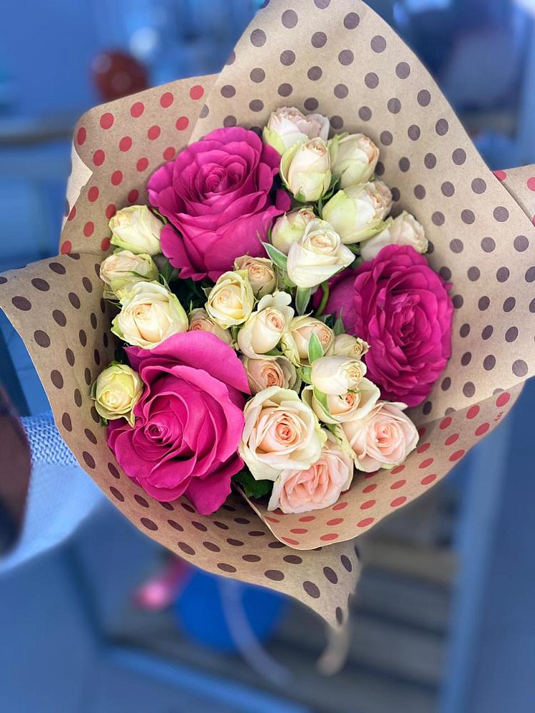 Букет цветов из: Розы в Поселок кирпичного завода