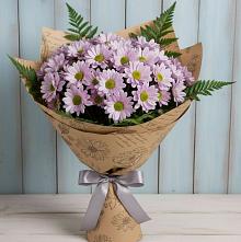 Букет цветов из:  Хризантемы #REPLACE_PRED# Поселок кирпичного завода