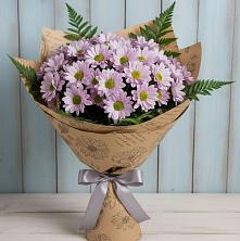 Букет цветов из:  Хризантемы в Поселок кирпичного завода