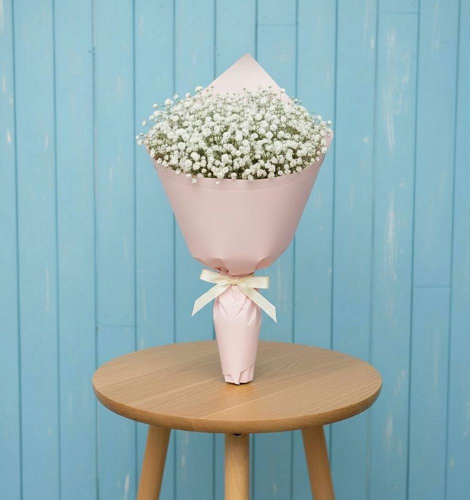 Букет цветов из: Гипсофила в Поселок кирпичного завода