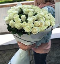 Букет 35 Белых роз #REPLACE_PRED# Поселок кирпичного завода