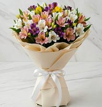 Букет цветов из:  Альстромерии #REPLACE_PRED# Поселок кирпичного завода