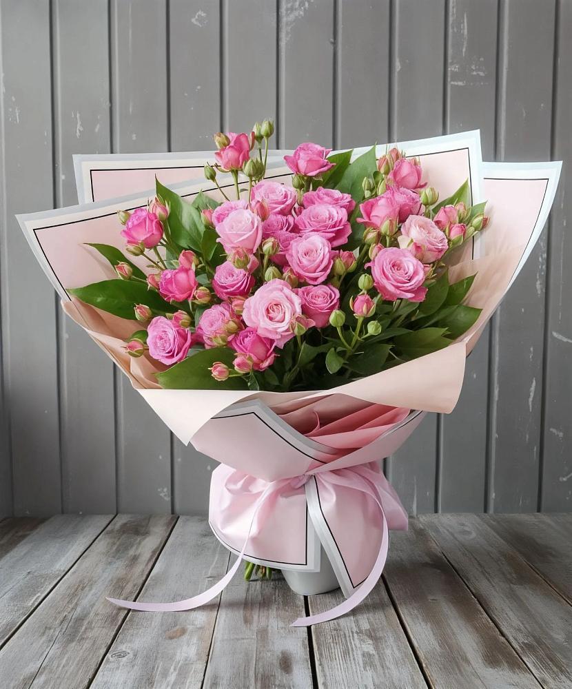 Букет Розовый кустик в Поселок кирпичного завода