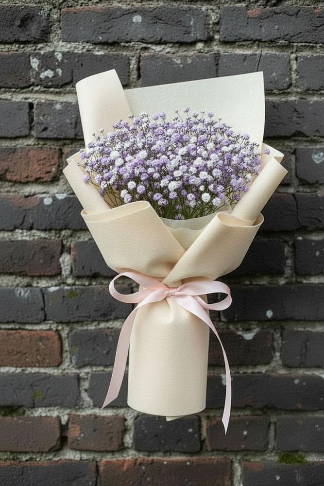 Букет цветов из: Гипсофила в Поселок кирпичного завода