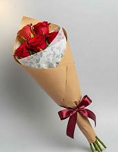 Букет цветов из:  Розы в Поселок кирпичного завода