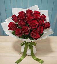 Букет Красные розы в Поселок кирпичного завода