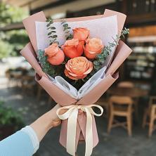 Букет цветов из:  Розы в Поселок кирпичного завода