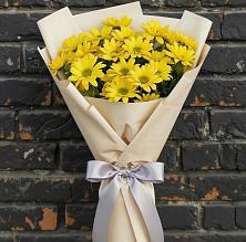 Букет цветов из:  Хризантемы в Поселок кирпичного завода