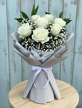 Букет цветов из:  Розы #REPLACE_PRED# Поселок кирпичного завода