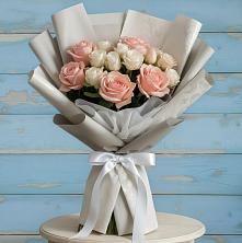 Букет цветов из:  Розы в Поселок кирпичного завода