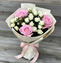 Букет цветов из:  Розы в Поселок кирпичного завода
