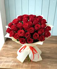 Букет 29 Красных роз в Поселок кирпичного завода