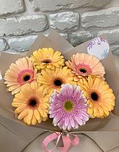 Букет цветов из:  Герберы #REPLACE_PRED# Поселок кирпичного завода