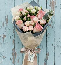 Букет цветов из:  Розы #REPLACE_PRED# Поселок кирпичного завода