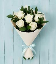 Букет цветов из:  Розы в Поселок кирпичного завода