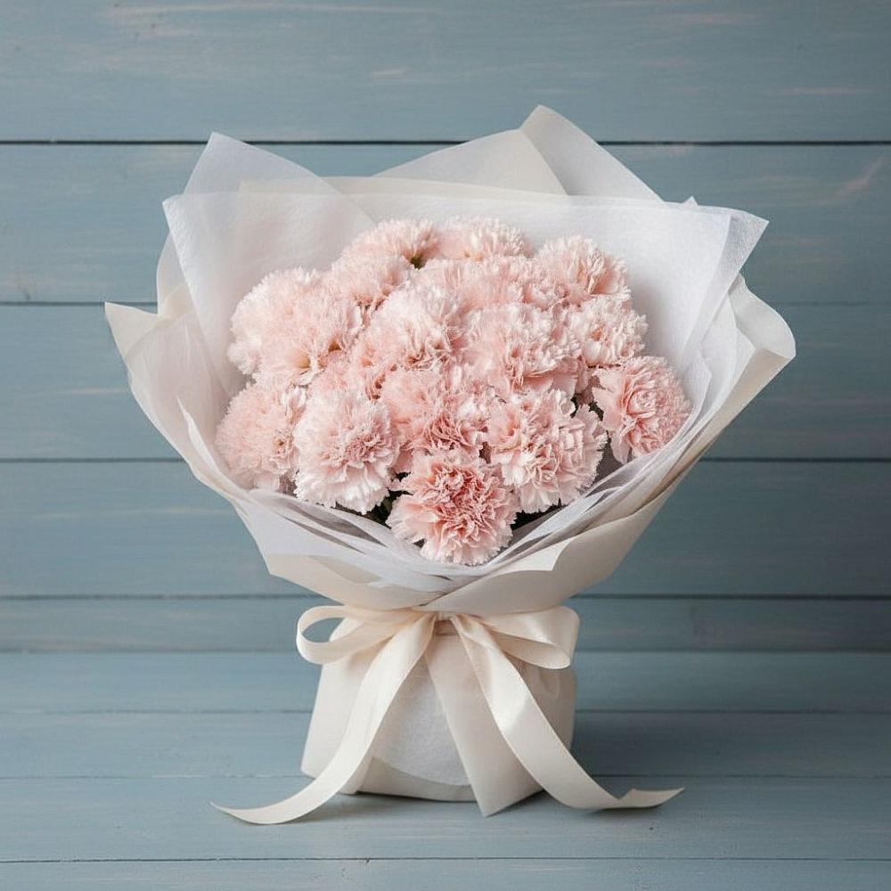 Букет цветов из: Гвоздики в Поселок кирпичного завода