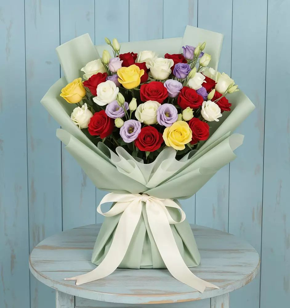 Букет цветов из: Розы в Поселок кирпичного завода