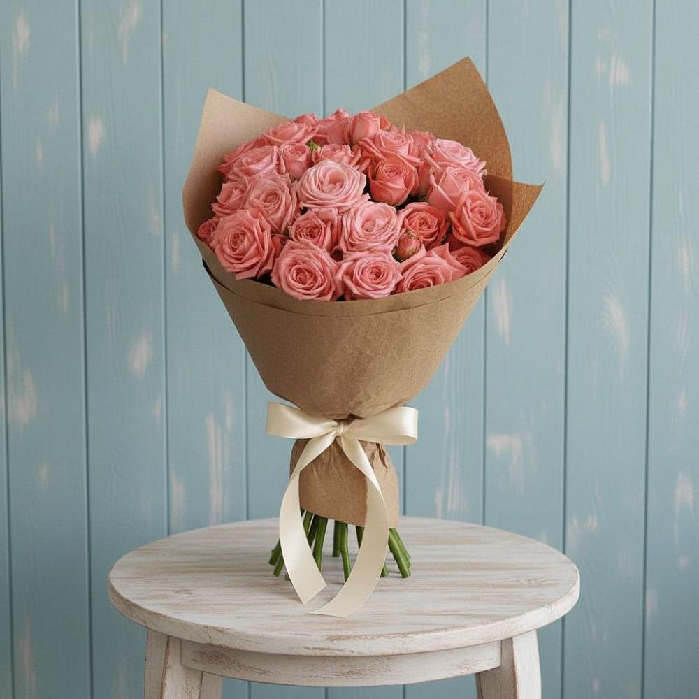 Букет цветов из: Розы в Поселок кирпичного завода