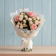 Букет цветов из:  Розы в Поселок кирпичного завода
