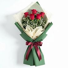 Букет цветов из:  Розы в Поселок кирпичного завода