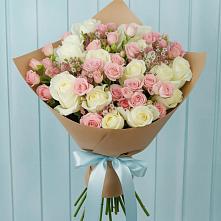 Букет цветов из:  Розы в Поселок кирпичного завода