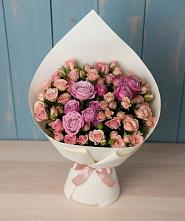 Букет цветов из:  Розы #REPLACE_PRED# Поселок кирпичного завода