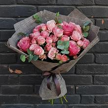 Букет цветов из:  Розы в Поселок кирпичного завода