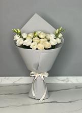 Букет цветов из:  Розы и Лизиантусы #REPLACE_PRED# Поселок кирпичного завода